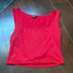 red tank top